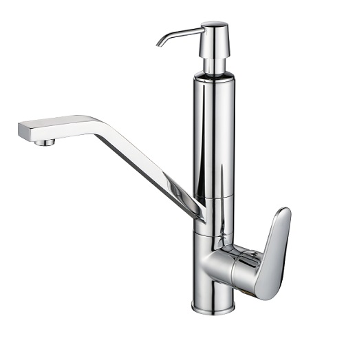 Vòi chậu RN liền xịt XF 328 tay dẹt