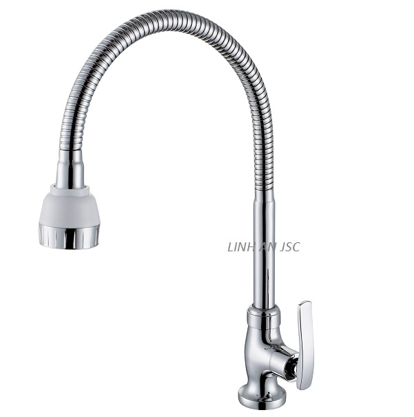 Vòi RB đơn ngổng chun 332