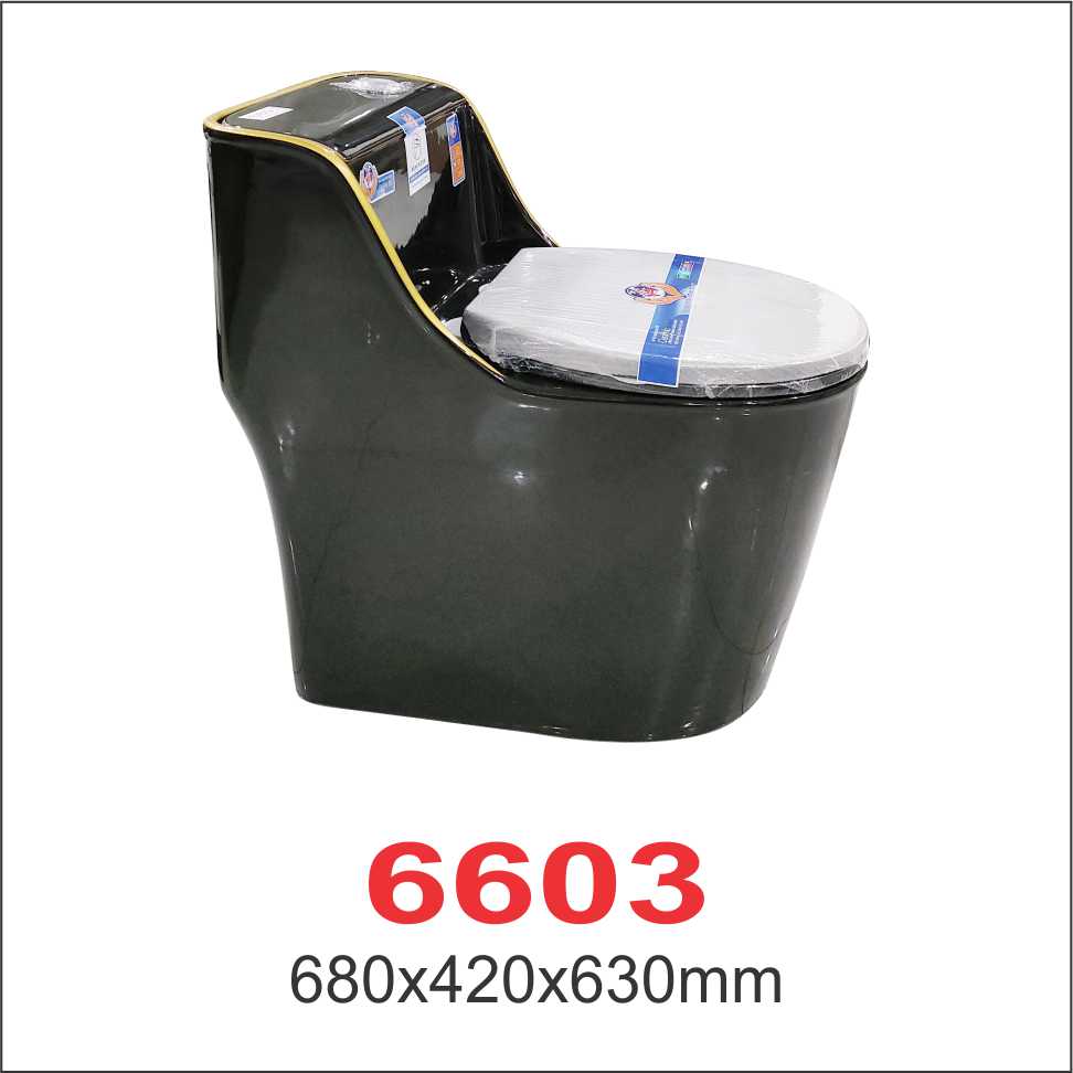 Bệt liền khối đen 6603